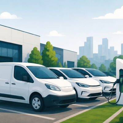 Corporate Fleets and the Shift to Electric Vehicles in an Era of Expensive Infrastructure